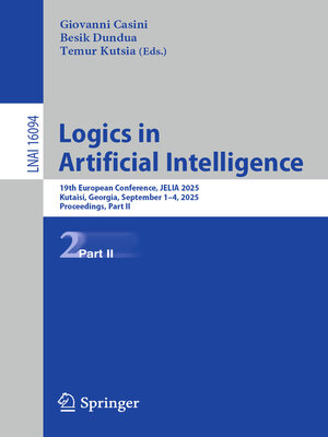 cover image of Logics in Artificial Intelligence